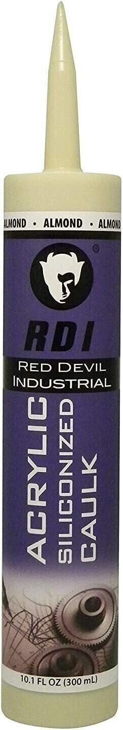Red Devil 08462I RD Pro Construction Grade Siliconized Acrylic Sealant, 10.1 ...