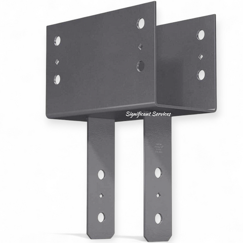 Simpson Strong-Tie CC68 Column Cap for 6x Beam to 8x Post, Galvanized Steel