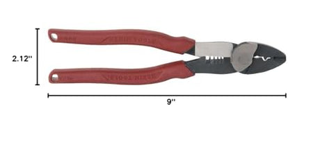 Klein Tools 2005N Wire Cutter, Made in USA, Stripper, Crimper Tool, Strips 10-18 AWG Stranded, Crimps 10-22 AWG Terminals, with Shear Cutter