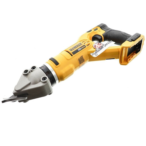 DEWALT 20V MAX Metal Shear, Offset, 18GA, Tool Only (DCS496B) , Yellow