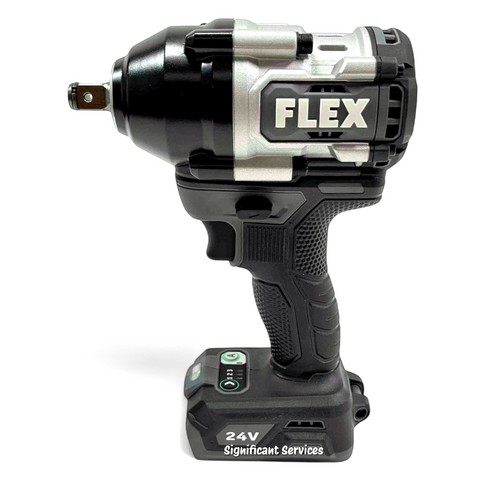 FLEX FX1451-Z 24V Brushless Cordless 1/2Inch 750 Ft-Lbs Mid-Torque Impact Wrench