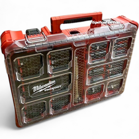 Milwaukee Electric - Shockwave Impact Duty. Socket 1/2. DR 31PC PACKOUT