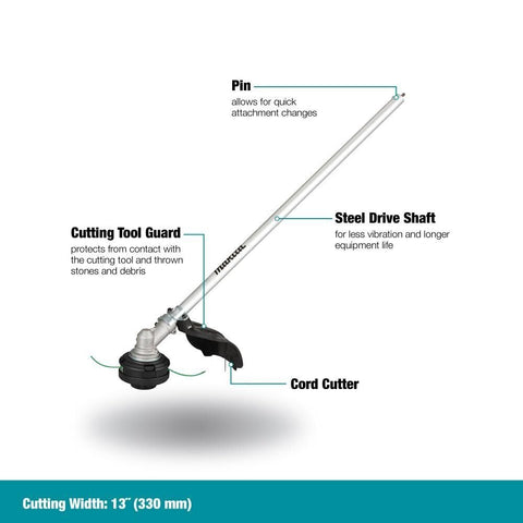 Makita EM409MP 13" String Trimmer Couple Shaft Attachment