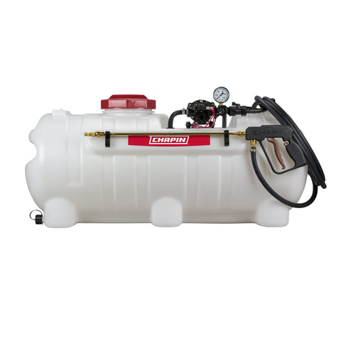 Chapin 97500E 25-Gal ATV/UTV Spot Sprayer, 12V Pump, Dripless, Wide Mouth
