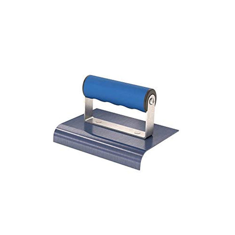 Bon 22-721 6-Inch by 4-Inch Blue Steel Sidewalk Edger, 5/8-Inch Radius 7/8-Inch Lip and Comfort Grip Handle
