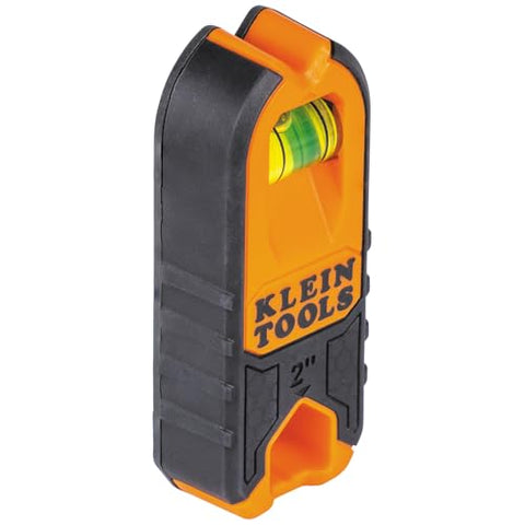 Klein Tools MSF100 Magnetic Stud Finder and Level, Compact, Wood and Metal Detector with Bubble Vial for Accurate Markings, Felt Pad Backing