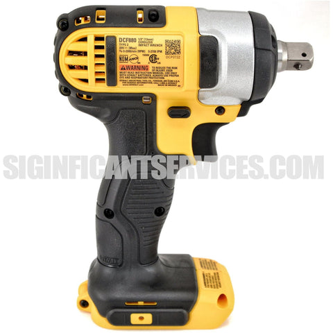 DEWALT DCF880B 20V 20 Volt Max Lithium Ion 1/2" Impact Wrench Detent Pin