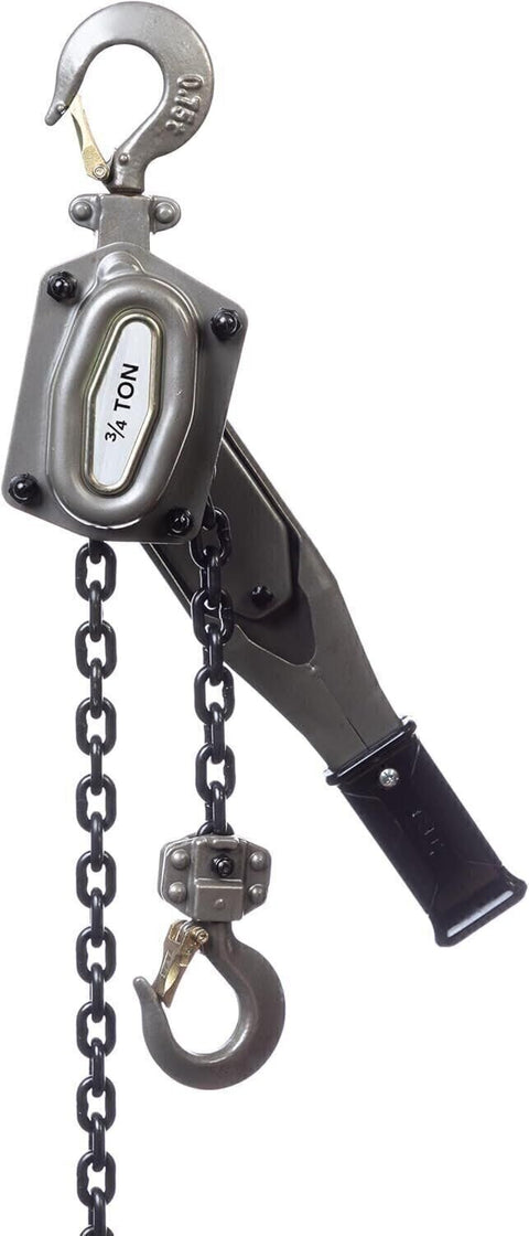 JET 287302 JLP-075A-15, 3/4-Ton Chain Hoist, 15' Lift, and Shipyard Hooks