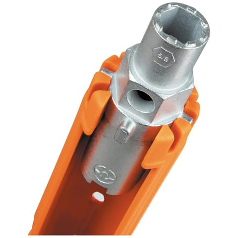 Klein Tools 68098 Faucet Wrench, 12-in-1 Plumbing Multi Tool for Sink, Toilet, and Faucet Installations and Repairs