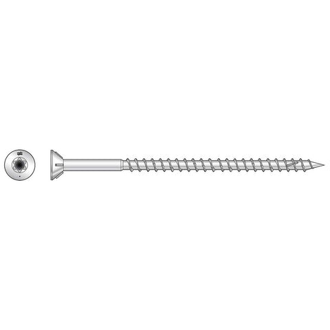 Simpson Strong-Tie S10300WPB Deck-Drive DWP Wood SS Screw #10 x 3 in. T-25, Flat Head, Type 305 (1750-Qty)