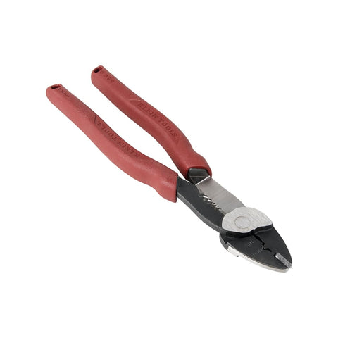 Klein Tools 2005N Wire Cutter, Made in USA, Stripper, Crimper Tool, Strips 10-18 AWG Stranded, Crimps 10-22 AWG Terminals, with Shear Cutter