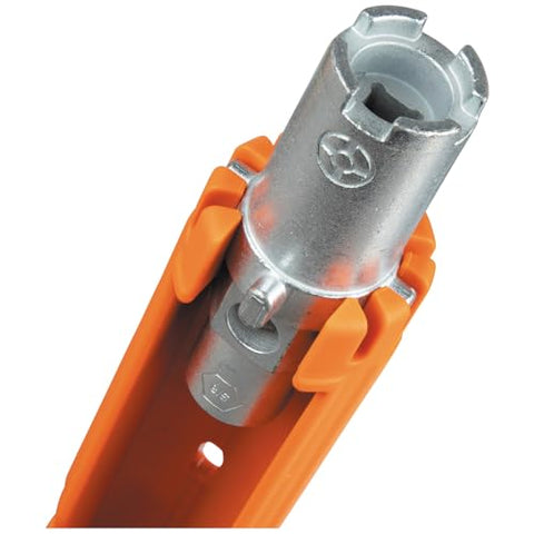 Klein Tools 68098 Faucet Wrench, 12-in-1 Plumbing Multi Tool for Sink, Toilet, and Faucet Installations and Repairs