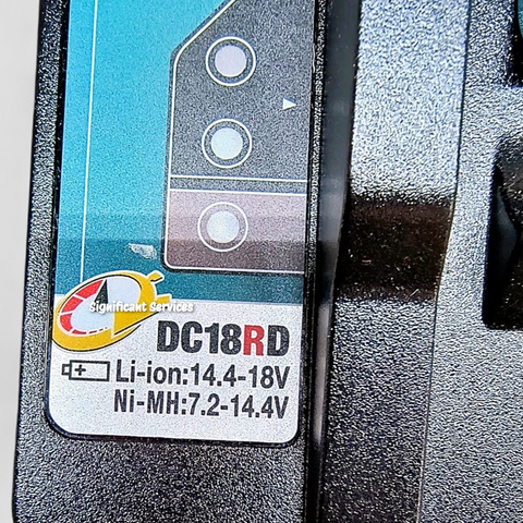 Makita DC18RD 18V LXT Li-Ion Dual Bay Rapid Optimum Fast Battery Charger