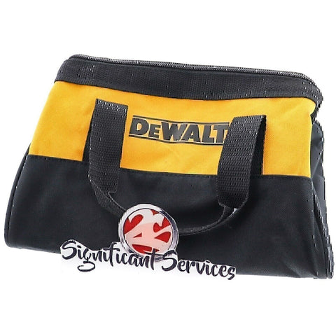 DeWalt 11"x9"x7" Small Canvas Tool Bag Carrying Case for Tools & Accessories