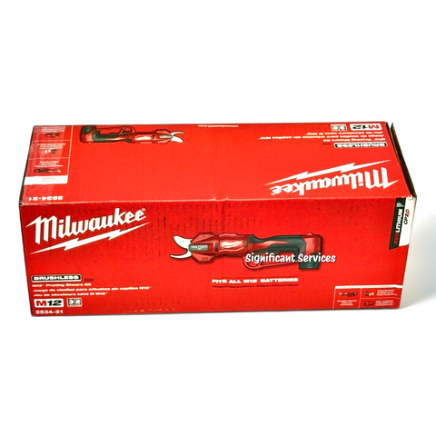 Milwaukee 2534-21 M12 Lithium-Ion Brushless Cordless Pruning Shears Kit 2.0 Ah