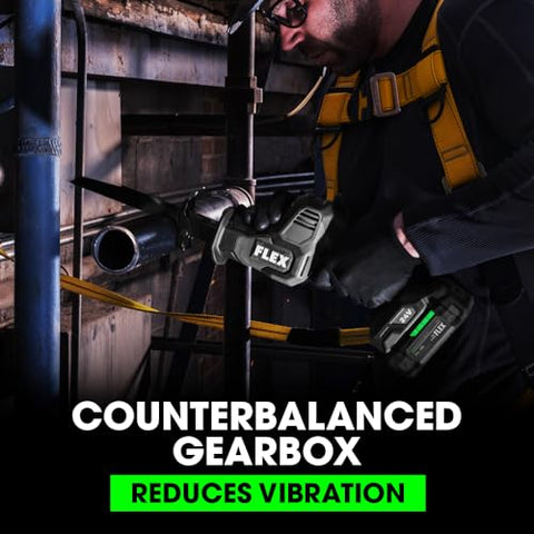 FLEX 24V Brushless Cordless One-Handed Reciprocating Saw Tool Only, Battery and Charger Not Included - FX2241-Z