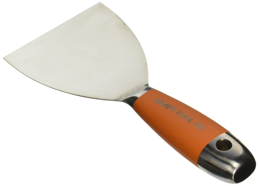 Kraft Tool DW729PF All Stainless Steel Joint Knife with Sure Grip Handle, 4-Inch