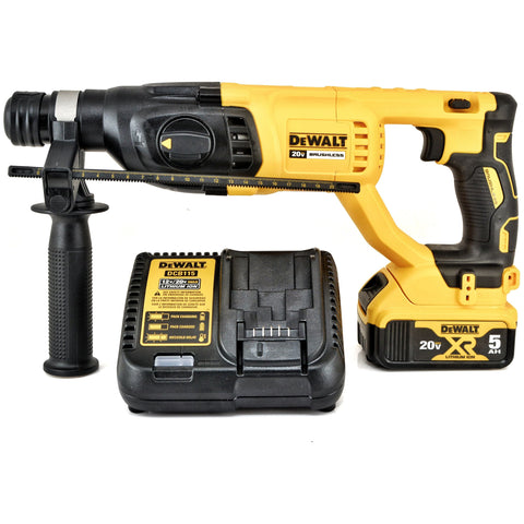 DeWALT DCH133B 20V MAX 5.0 AH XR Brushless 1” D-Handle Rotary Hammer Drill Kit