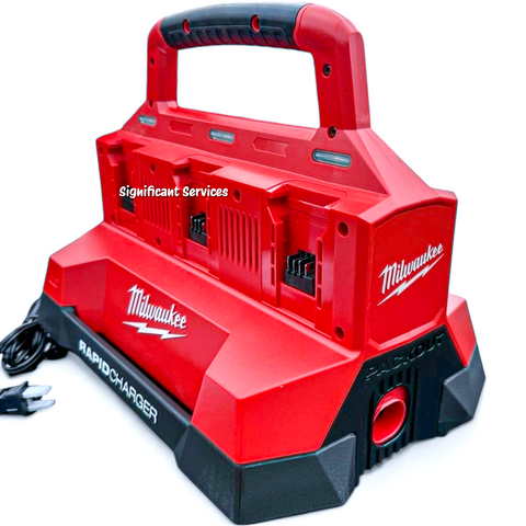 Milwaukee 48-59-1809 M18 18V Li-Ion Packout 6 Port Bay Rapid Battery Charger