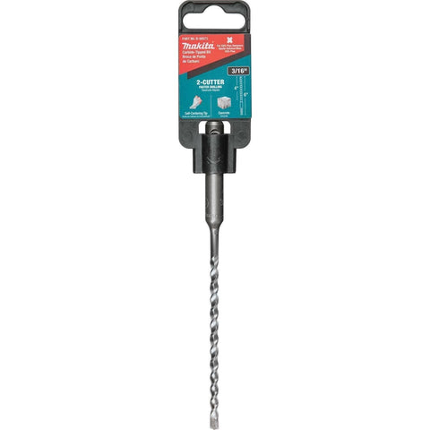 New Makita B-60573 3/16" x 6" SDS‑PLUS Hammer Drill Bit Carbide 2‑Cutter 5pk