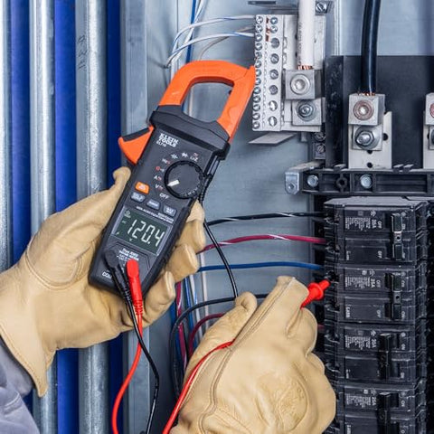 Klein Tools CL710 Pro Digital Clamp Meter with Illuminated Dial, 600A AC/DC Auto-Ranging, TRMS, NCVT, 6000 Count LCD, Measures Current, LOZ, Continuity, Frequency