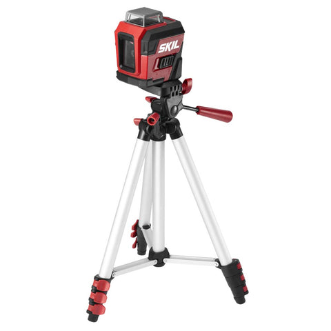 SKIL 100ft Self-Leveling Green Cross Line Laser with Rechargeable Battery, Tripod & Bag - LL9322G-01