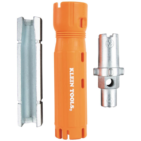 Klein Tools 68098 Faucet Wrench, 12-in-1 Plumbing Multi Tool for Sink, Toilet, and Faucet Installations and Repairs