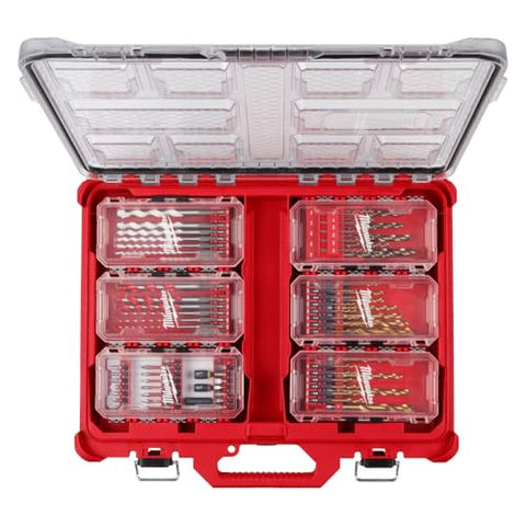 Milwaukee Shockwave Bit & Drill Bit Kit w/ 60 Pcs - 48-32-4097