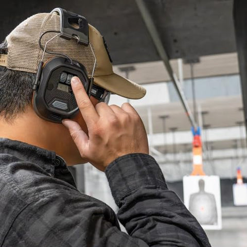 Klein Tools AESEM1S Smart Sense Electronic Hearing Protection Safety Earmuff with Bluetooth & Situational Awareness, NRR 23dB, 25hr Runtime