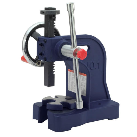 PALMGREN 9661101 1 Ton Arbor Press w/ Depth Stop Workshop Bench Tool Press