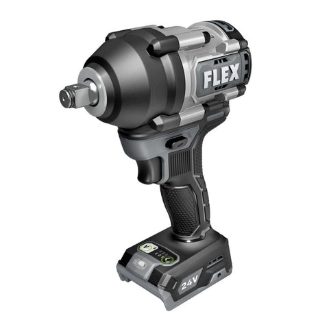 FLEX 24V Brushless Cordless 1/2-Inch 750 Ft-Lbs Mid-Torque Impact Wrench Tool Only, Battery and Charger Not Included - FX1451-Z