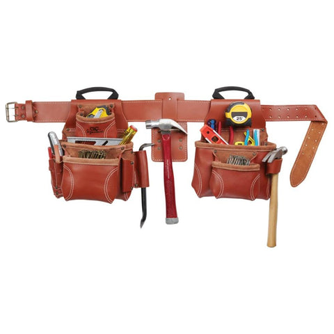 CLC 21448 Heavy Duty 15 Pocket 46" Durable Leather Professional Tool Belt