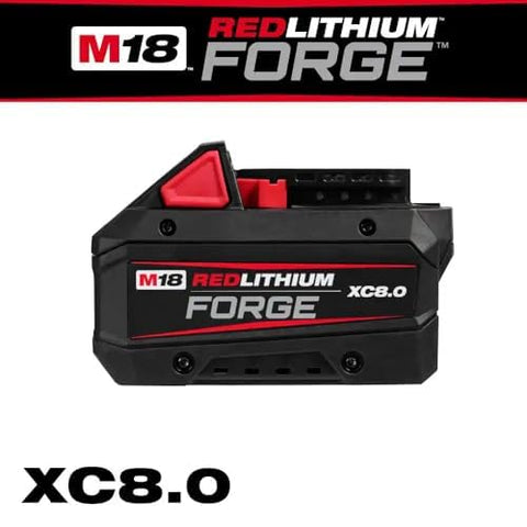 New Milwaukee 48-11-1881 M18 REDLITHIUM FORGE XC8.0 Battery Pack