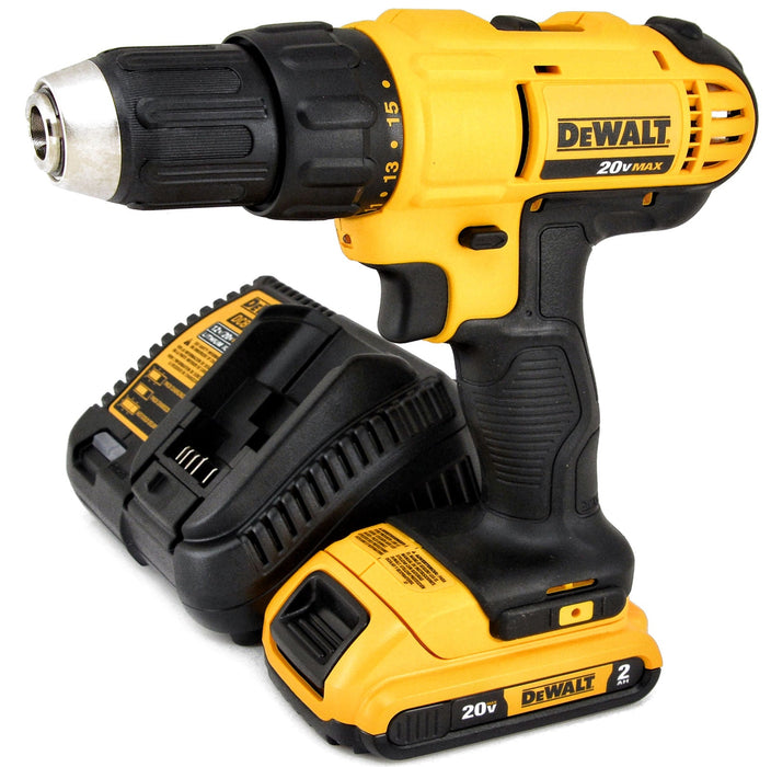 Dewalt DCD771 Compact Drill Driver Cordless 1/2" With 2 AH Battery and Charger