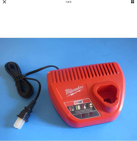 Milwaukee 48-11-2440 M12 4.0 Ah Red + 48-59-2401 M12 Battery Charger Starter Kit