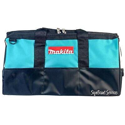 Makita 21" Heavy Duty 10 Pocket Strap Contractor Tool Bag Carry Storage Case