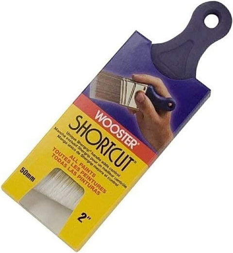Wooster Brush Q3211-2 Shortcut Angle Sash Paintbrush 2-Inch 2 Inch White 5 Pack