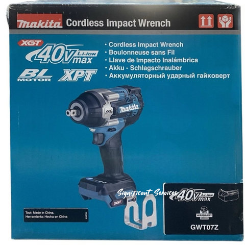 Makita GWT07Z 40V Max XGT Brushless Cordless 1/2" Mid-Torque Impact Wrench Tool