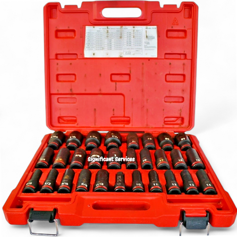Milwaukee SHOCKWAVE Impact Duty 1/2 in Drive SAE and Metric 6 Point Socket Set