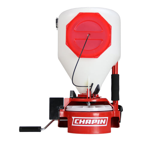 Chapin 8700A 35-Pound Capacity Chest Mounted Spreader with Easy Fill Hopper for Grass Seed and Fertilizers, 35-Pound (1 Spreader/Package)
