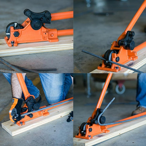 BN Products MBC-16B1 Manual Rebar Bender Cutter 5/8 in Max Capacity