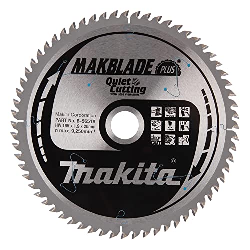 Makita A-99948 6-1/2" 64T Carbide-Tipped UltraThin Kerf Saw Blade