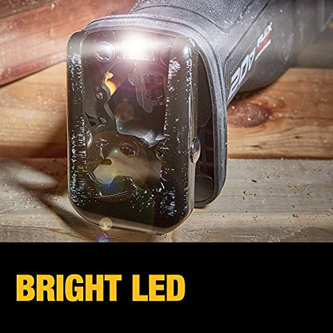 DEWALT FLEXVOLT 20V MAX* Reciprocating Saw, Cordless, Tool Only (DCS386B)