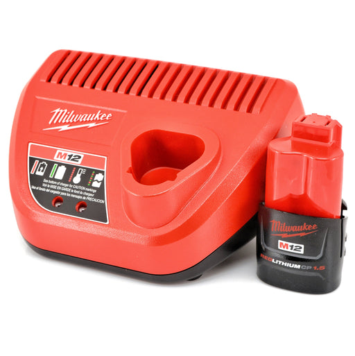 Milwaukee M12 12V  REDLITHIUM Lithium-ion 1.5 AH Battery Charger