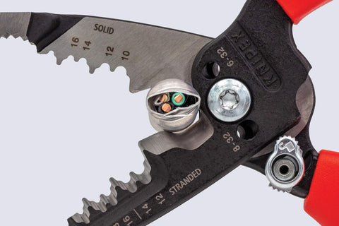 KNIPEX 13 71 8 Forged Wire Stripper 8"