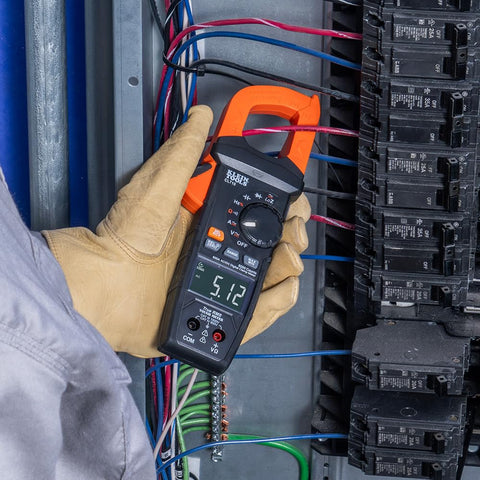 Klein Tools CL710 Pro Digital Clamp Meter with Illuminated Dial, 600A AC/DC Auto-Ranging, TRMS, NCVT, 6000 Count LCD, Measures Current, LOZ, Continuity, Frequency