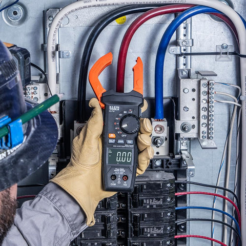 Klein Tools CL710 Pro Digital Clamp Meter with Illuminated Dial, 600A AC/DC Auto-Ranging, TRMS, NCVT, 6000 Count LCD, Measures Current, LOZ, Continuity, Frequency