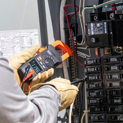Klein Tools CL710 Pro Digital Clamp Meter with Illuminated Dial, 600A AC/DC Auto-Ranging, TRMS, NCVT, 6000 Count LCD, Measures Current, LOZ, Continuity, Frequency