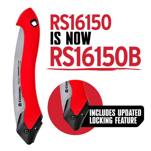 Corona Tools RazorTOOTH 10" Folding Pruning Saw – 10″ Curved Steel Blade with Ergonomic Non-Slip Handle for Gardening, Tree Trimming, Camping, Biking & Backpacking