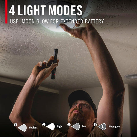 Coast XT30R 1000 Lumen Rechargeable LED Pocket Flashlight 5 Light Modes